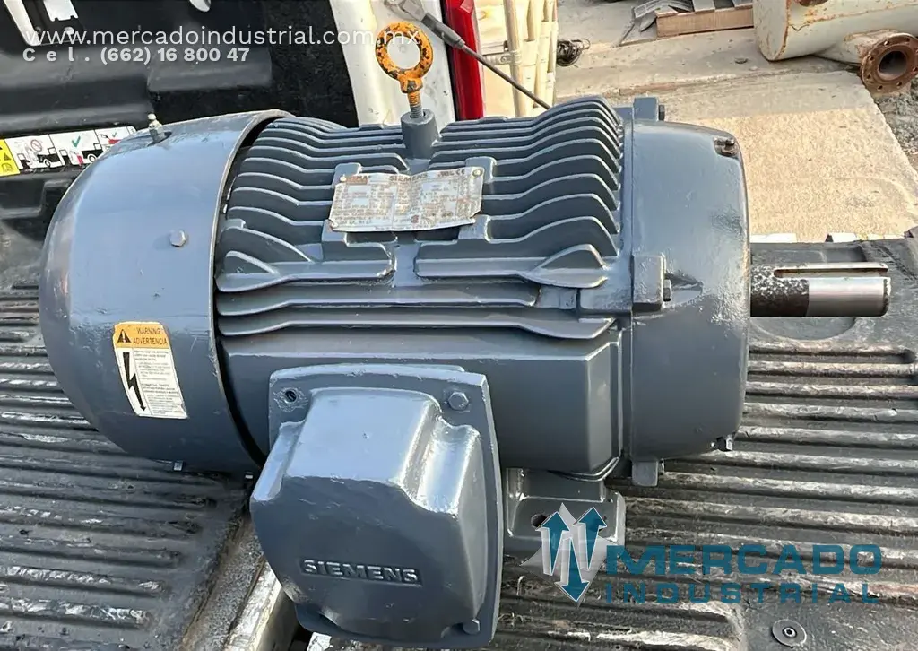 Motor eléctrico 20 HP 4 polos 1770 RPM marca Siemens - imagen 1