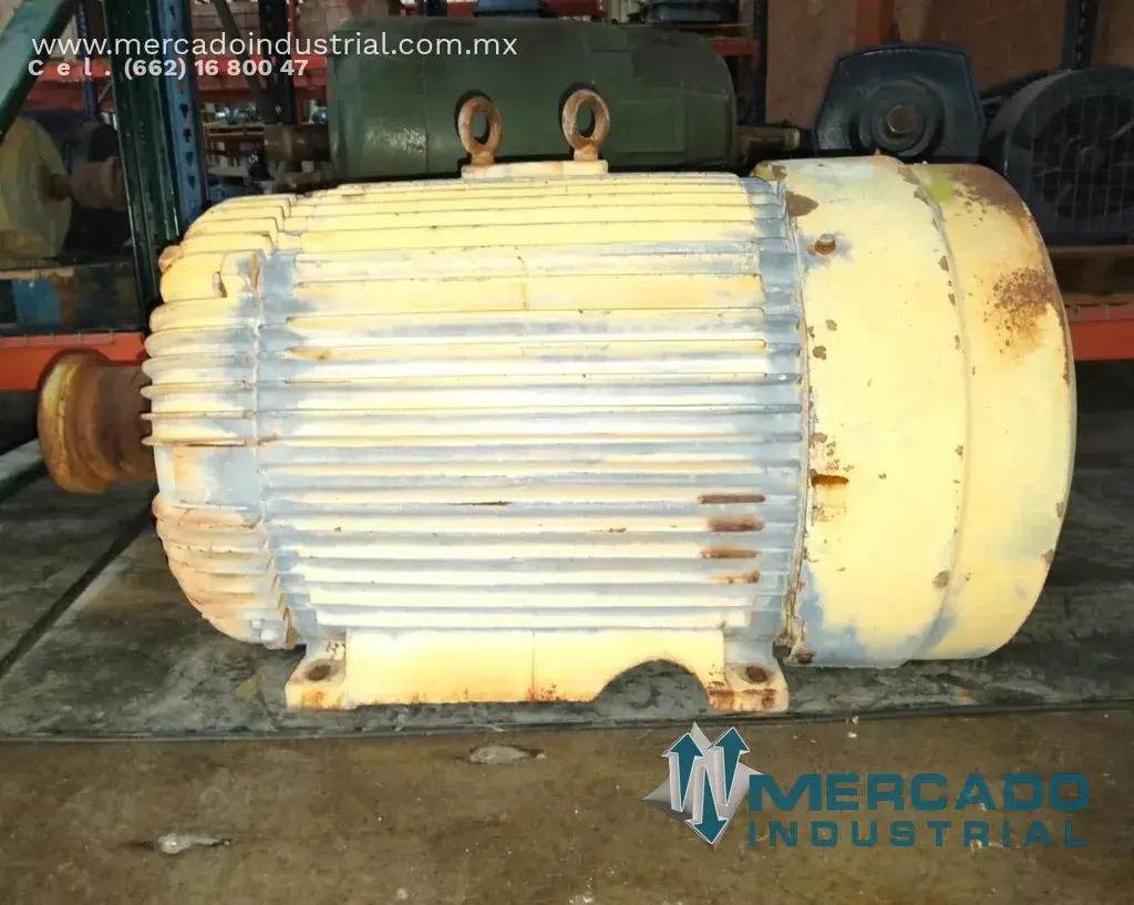 Motor eléctrico 200 HP 4 polos 1785 RPM marca DUTY - imagen 1
