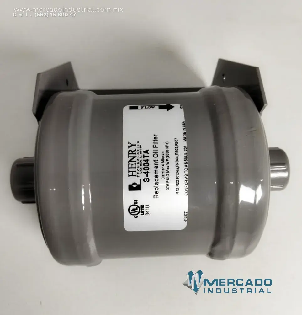 Filtro de aceite 376 PSIG modelo S-4004-TA marca HENRY TECHNOLOGIES - imagen 1