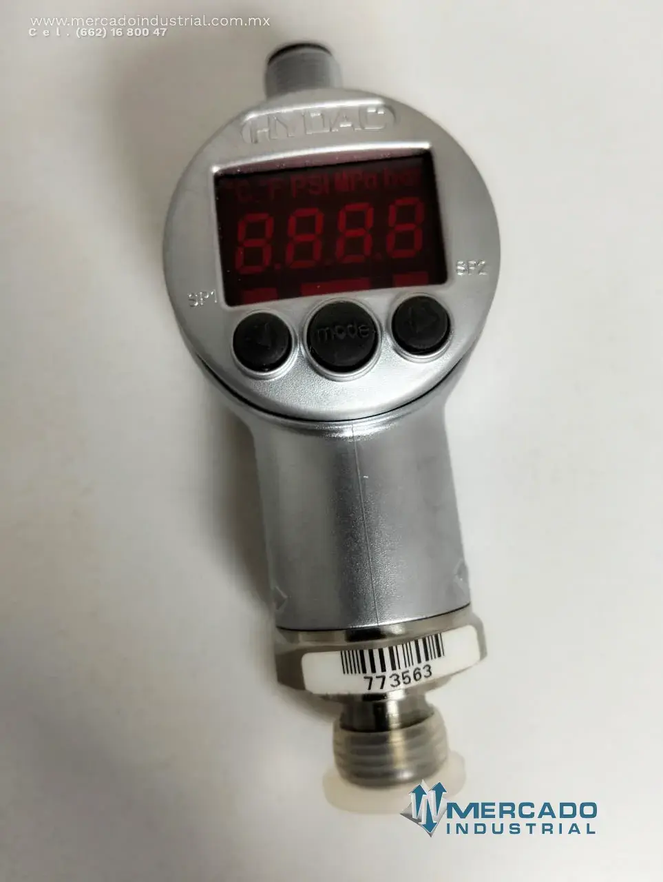 Transmisor de presión 250 bar modelo EDS 3448-5-0250-000 marca HYDAC - imagen 1