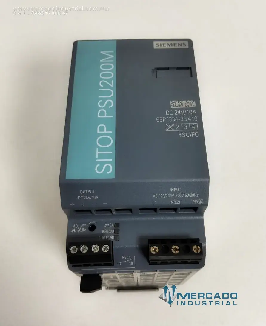 Fuente de alimentación 230 V 4.4 A modelo SITOP PSU200M 6EP1334-3BA10 marca SIEMENS - imagen 1
