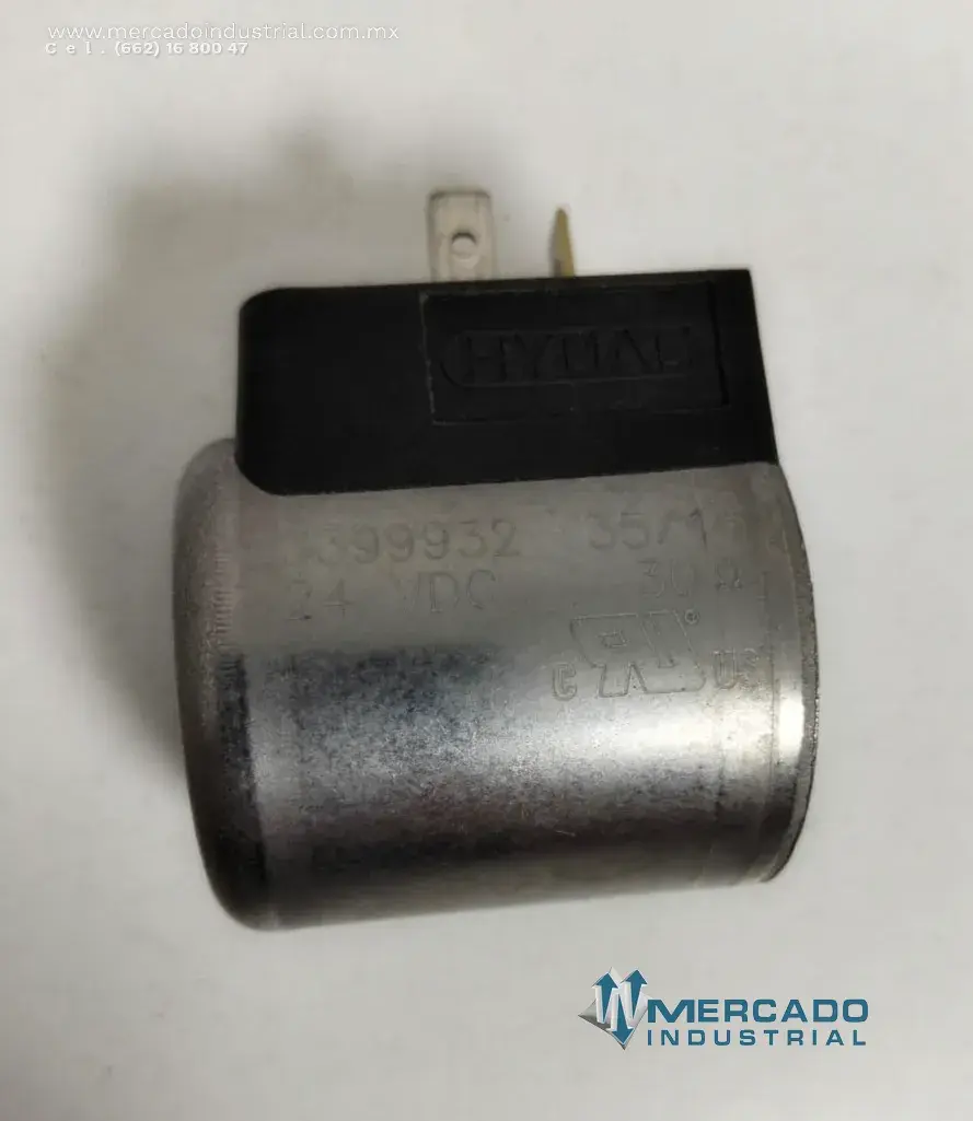 Bobina para válvula solenoide 24 V DC modelo 399932 marca HYDAC - imagen 1