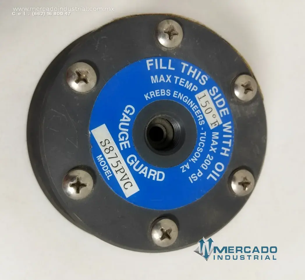 Aislador de presión 200 PSI modelo S875PVC marca KREBS ENGINEERS - imagen 1