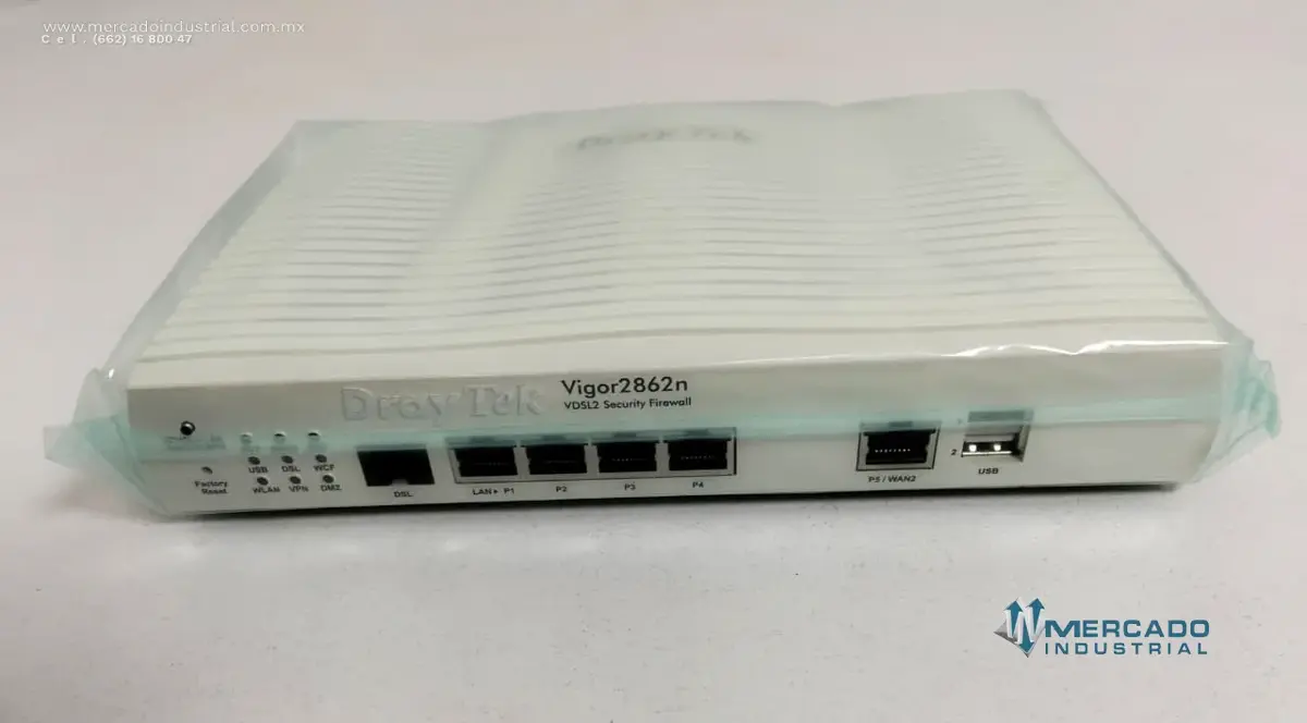 Router VDSL2 con firewall de seguridad 128 MB modelo Vigor2862n marca DRAYTEK - imagen 1