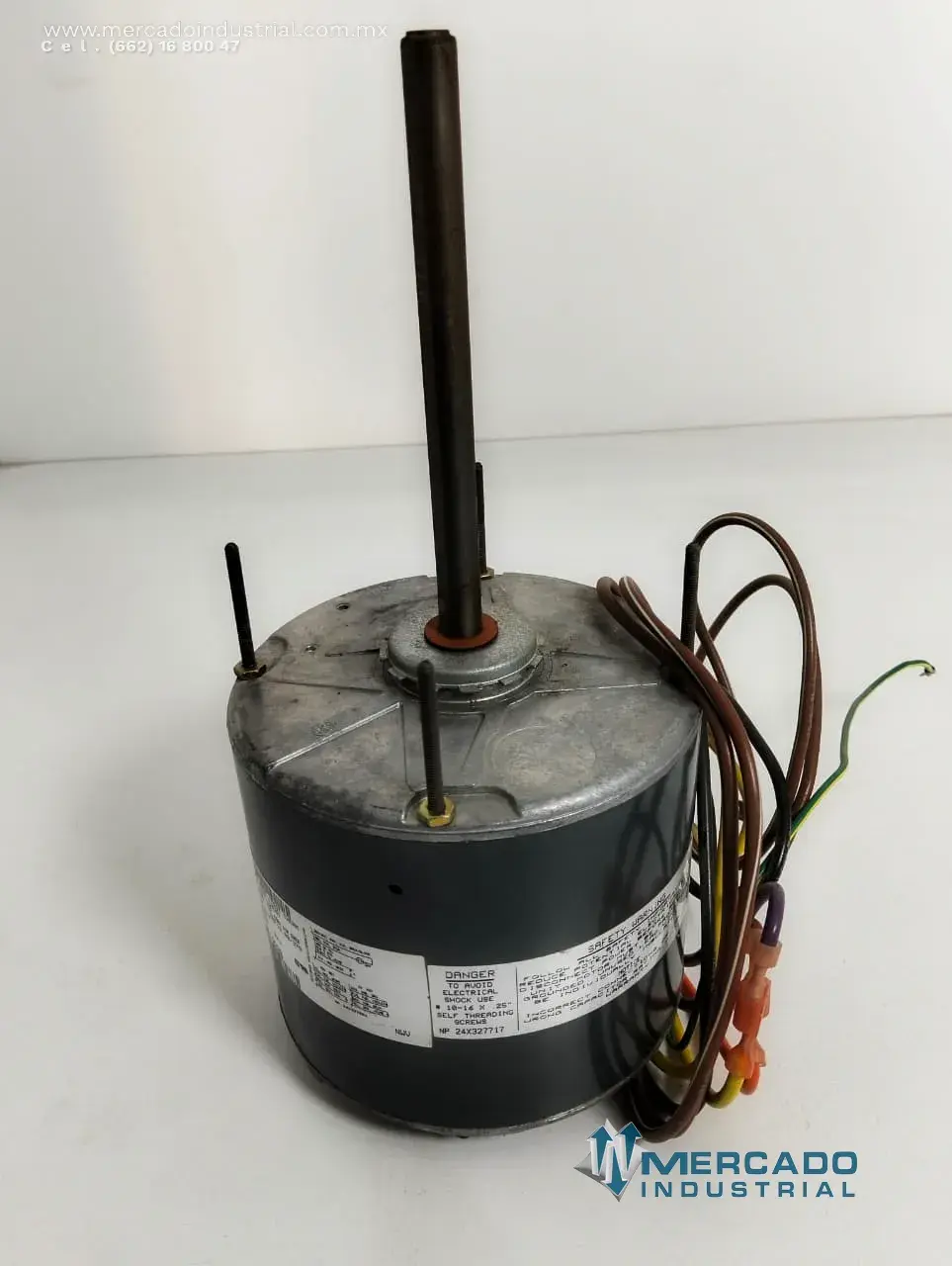Motor eléctrico 0.5 HP 6 polos 1075 RPM marca GE MOTORS - imagen 1