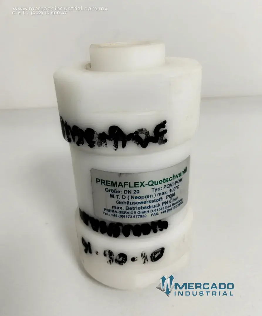 Válvula de compresión 6 bar modelo PQVI-POM marca PREMAFLEX - imagen 1
