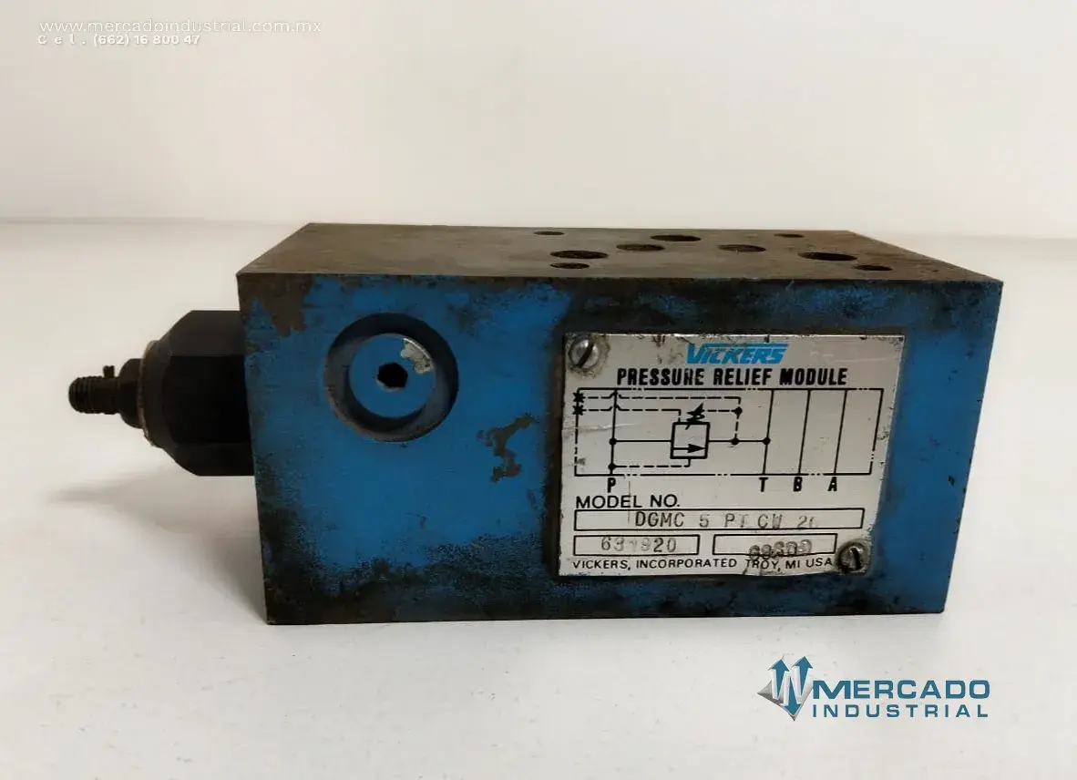 Módulo de alivio de presión 500-3000 PSI modelo DGMC-5-PT-CW-20 marca VICKERS - imagen 1