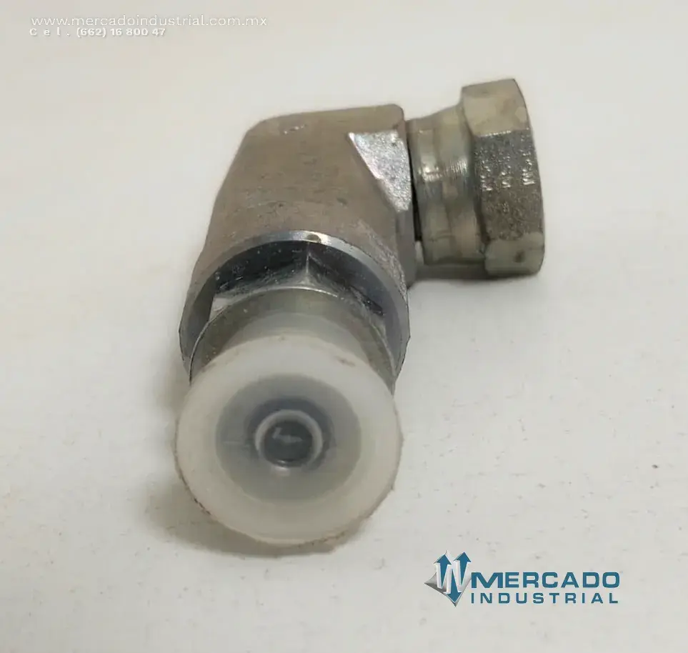 Conector hidráulico acodado 90° modelo 7445060G06 marca MANITOWOC - imagen 1