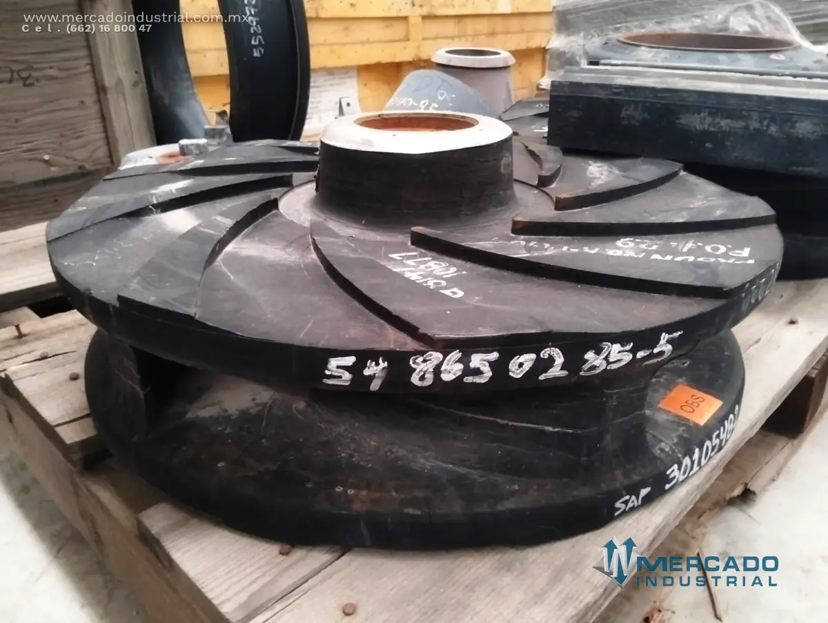Impulsor para bomba centrífuga de lodos 29" diámetro - imagen 1
