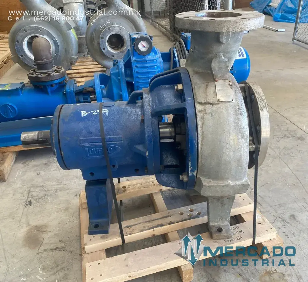 Bomba centrífuga 8x6" 900 GPM de acero inoxidable tipo 8X6-14A/130 marca DURCO - imagen 1