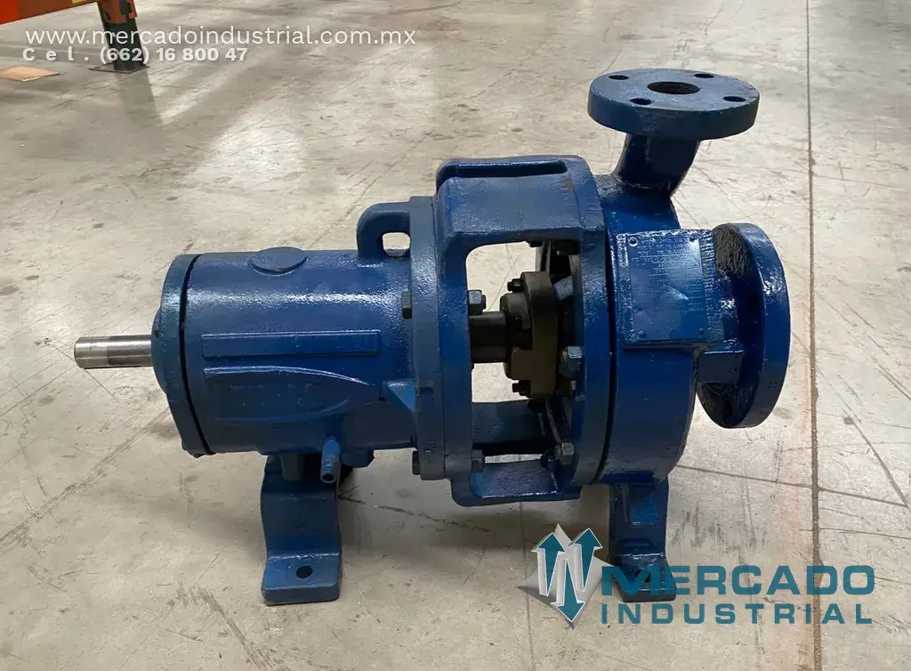 Bomba centrífuga 3x1 1/2" 100 GPM de acero inoxidable tipo 3x1-1/2-82/74 marca DURCO - imagen 1