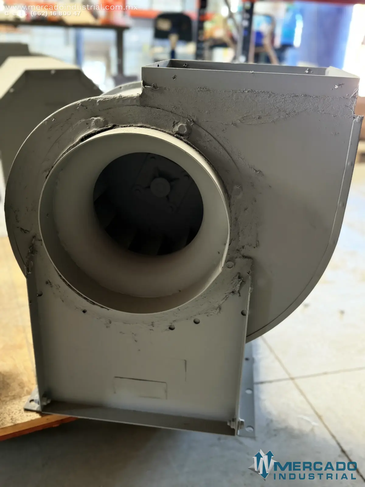 Blower entrada de 11 1/4" y salida 11 3/4 x 9 3/4 con motor de 1HP marca WEG - imagen 1