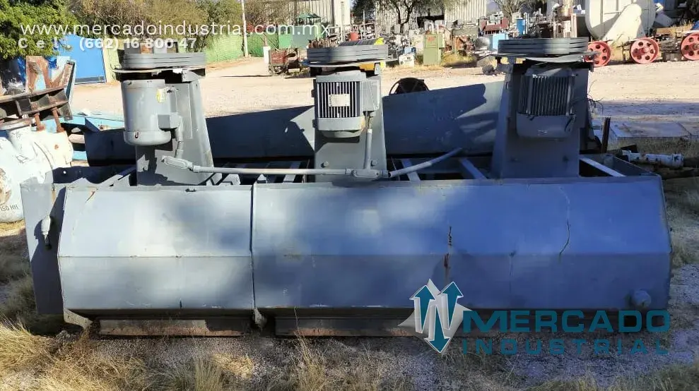 Banco de flotación de 3 celdas No. 16 con capacidad de 27 ft3 marca WEMCO - imagen 1