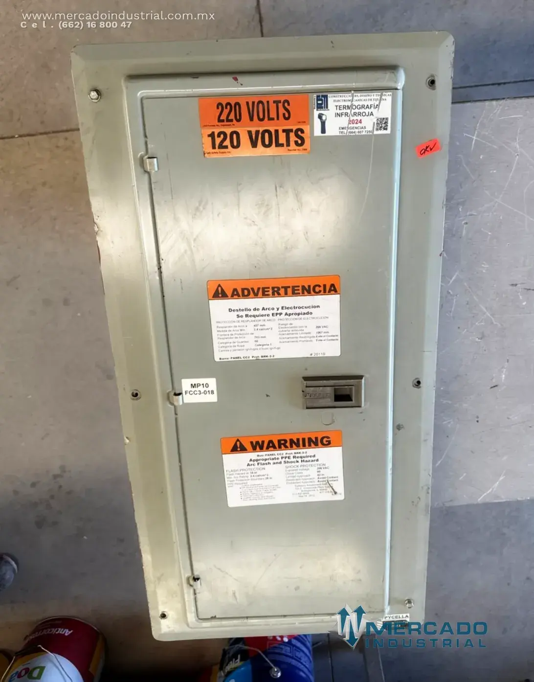 Tablero de distribución 30 circuitos 225A 220/127V marca MURRAY - imagen 1