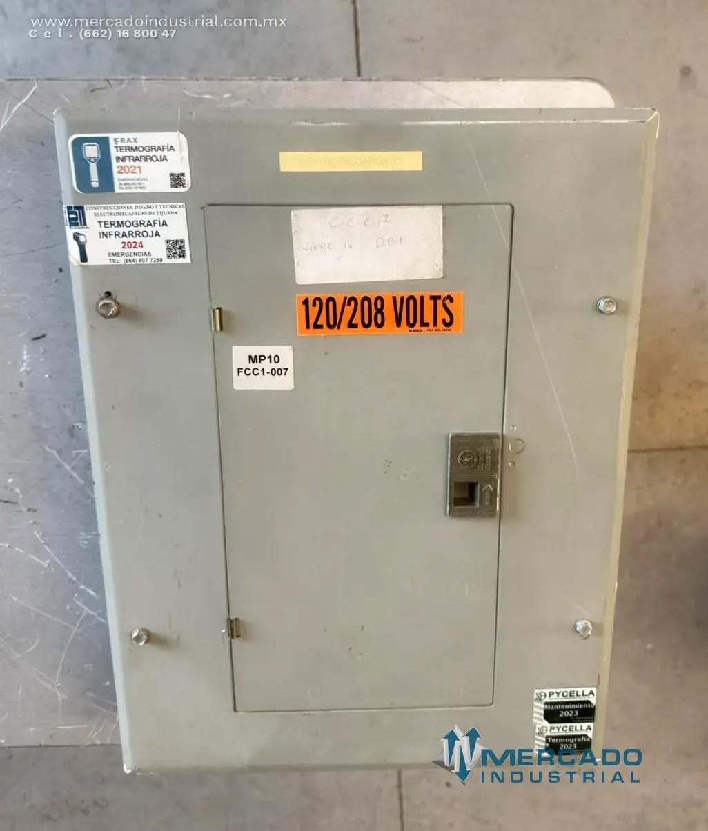 Tablero eléctrico 12 circuitos 225A 120/208V modelo TLM1212CCUG marca GENERAL ELECTRIC - imagen 1