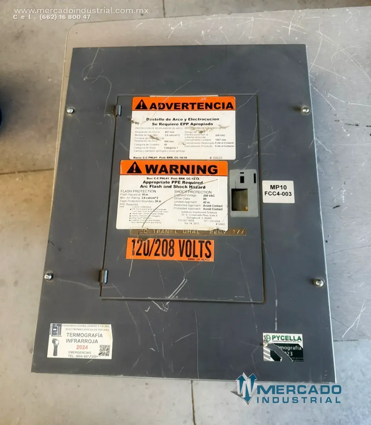 Tablero de distribución 12 circuitos 125A 120/208V marca GENERAL ELECTRIC - imagen 1