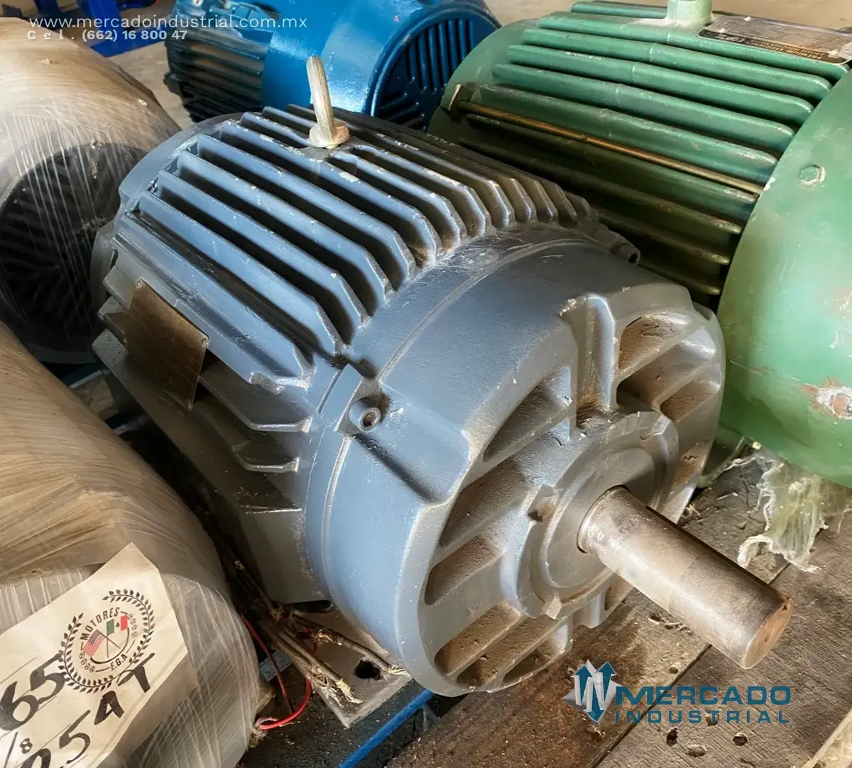 Motor eléctrico trifásico 7.5 HP 6 polos 1200 RPM marca CUSTOM MOTOR DESIGN - imagen 1