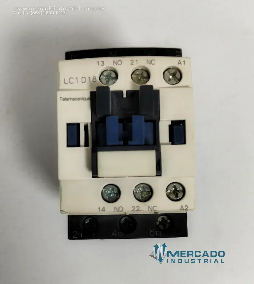 Contactor 32 A 690 V modelo LC1D18 marca SCHNEIDER ELECTRIC - imagen 1