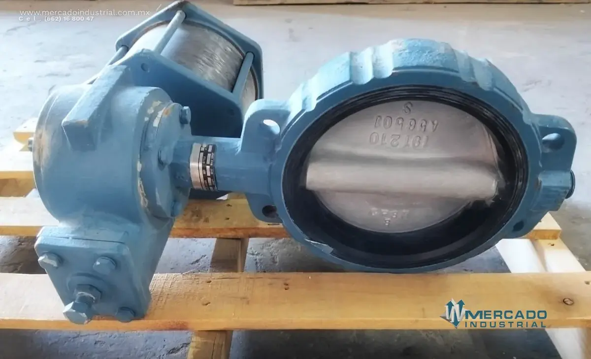 Válvula mariposa de 8" 285 PSI parte 906744-8 marca DEZURIK - imagen 1