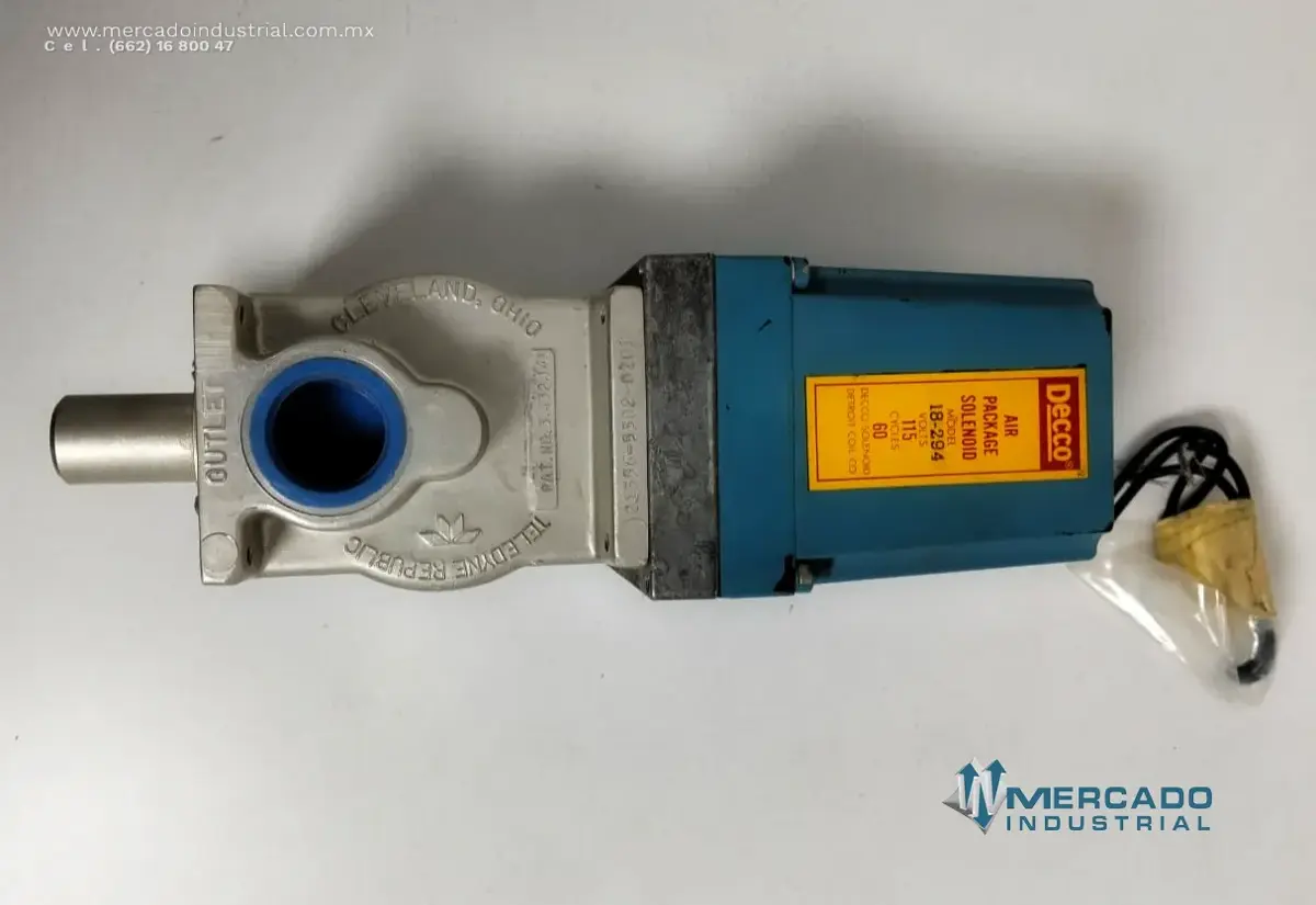 Válvula solenoide neumática 80 a 150 PSI marca DECCO - imagen 1