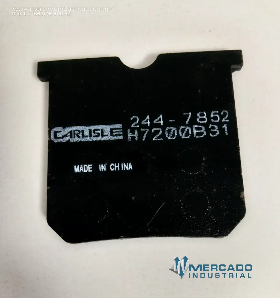 Juego de balatas modelo 244-7852 / H7200B31 marca CARLISLE - imagen 1
