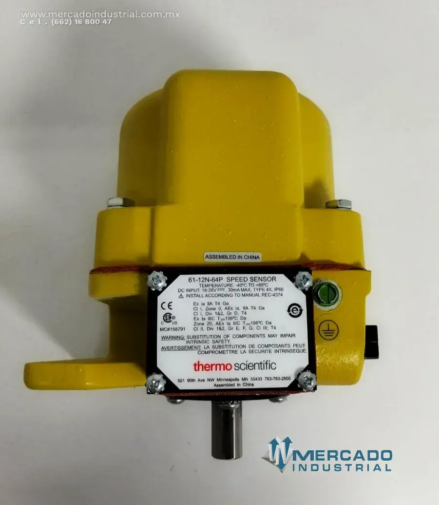 Sensor de velocidad 18-28 V 30 mA modelo 61-12N-64P marca THERMO SCIENTIFIC - imagen 1