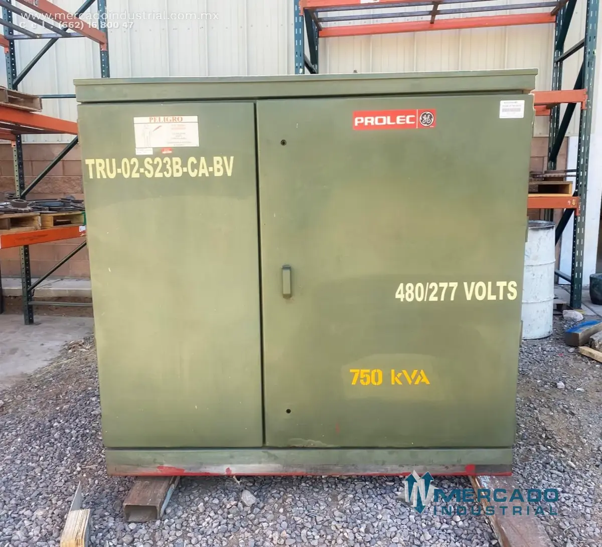 Transformador de pedestal 750 KVA 13200 - 480/277V marca PROLEC - imagen 1