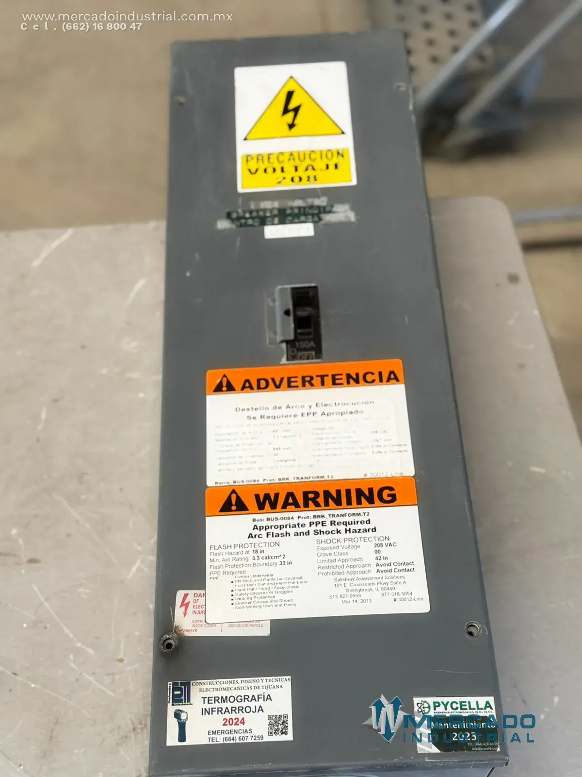Interruptor de seguridad 150A 240V AC modelo THQD32150 marca GENERAL ELECTRIC - imagen 1