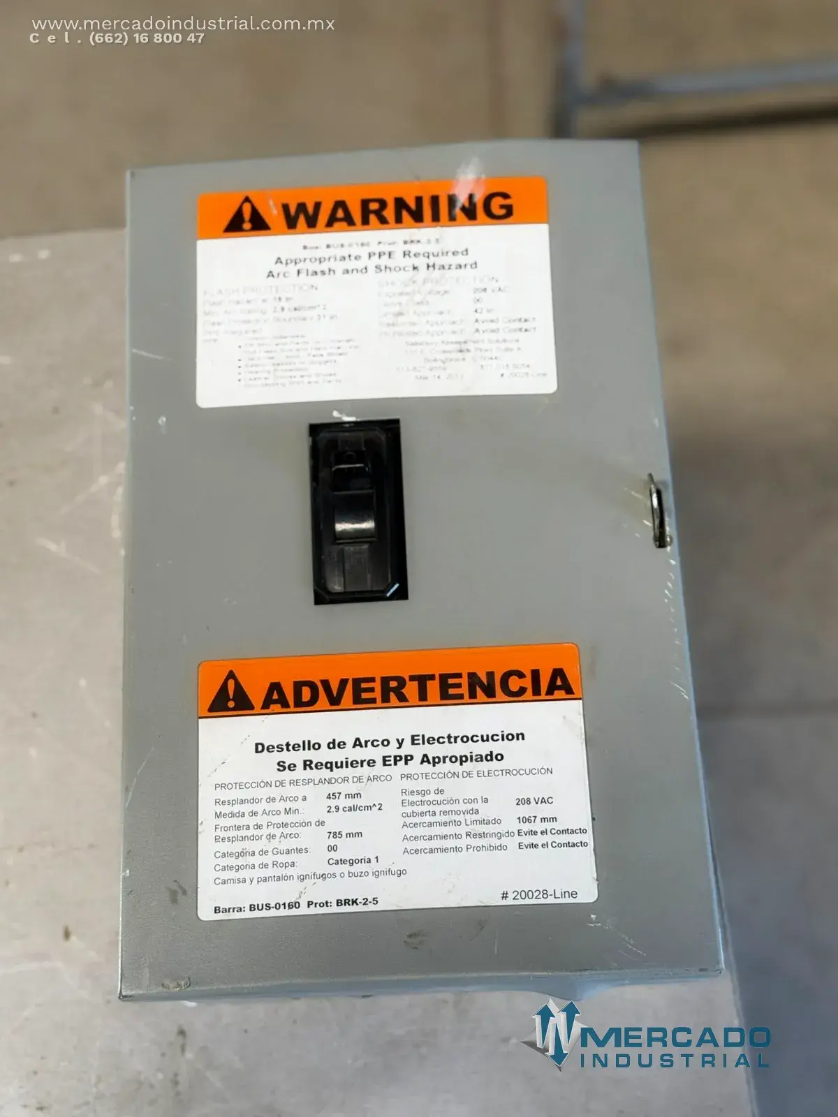Interruptor de seguridad 125A 240V modelo QJ23B125 marca SIEMENS - imagen 1