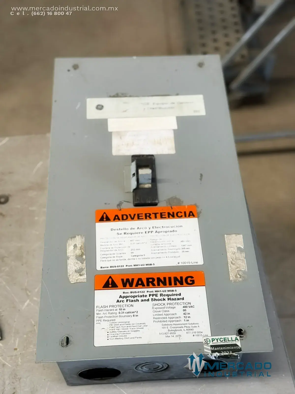 Interruptor de seguridad 200A 600V modelo TFK236 marca GENERAL ELECTRIC - imagen 1