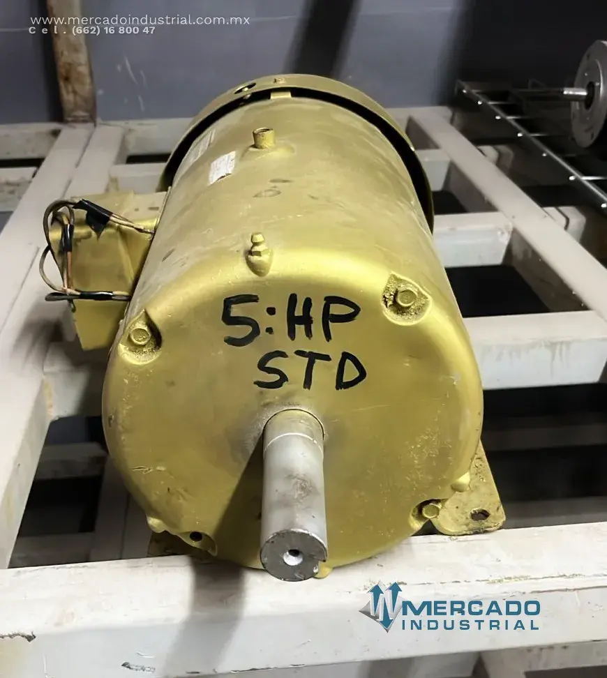 Motor eléctrico 5 HP 4 polos 1750 RPM marca BALDOR - imagen 1