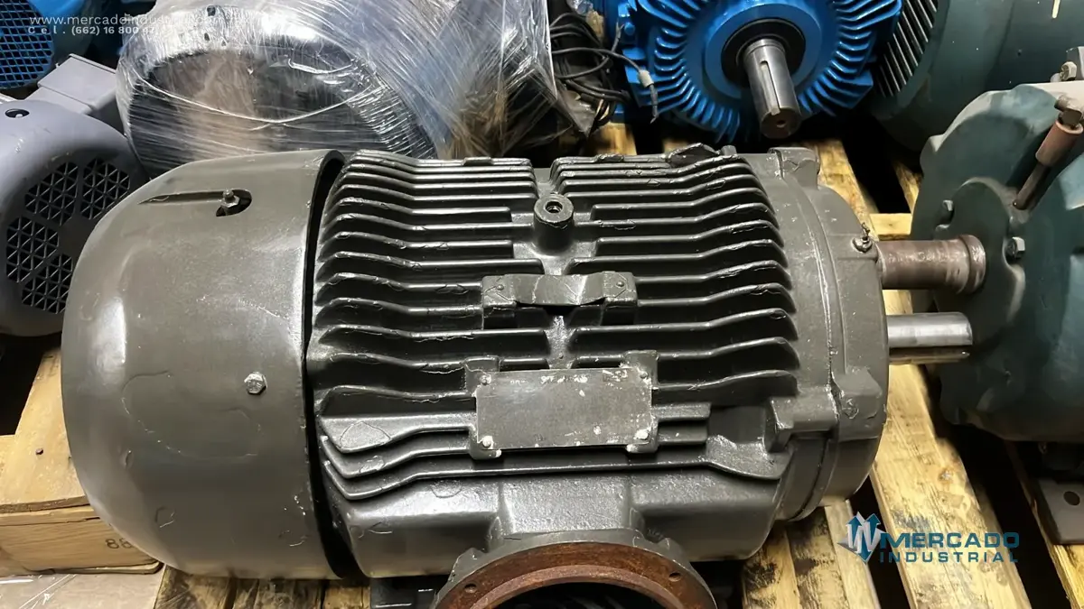 Motor eléctrico 15 HP 4 polos 1770 RPM marca SIEMENS - imagen 1