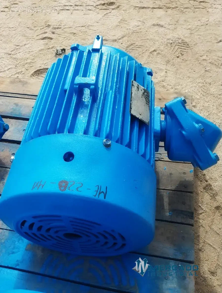 Motor eléctrico 20 HP 4 polos 1775 RPM marca MARATHON - imagen 1