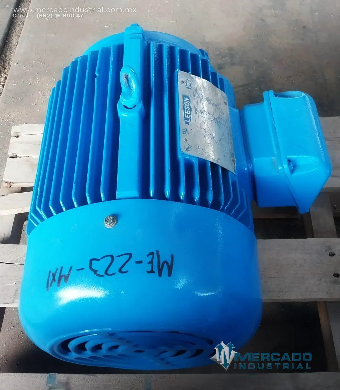 Motor eléctrico 7.5 HP 4 polos 1760 RPM marca LEESON - imagen 1