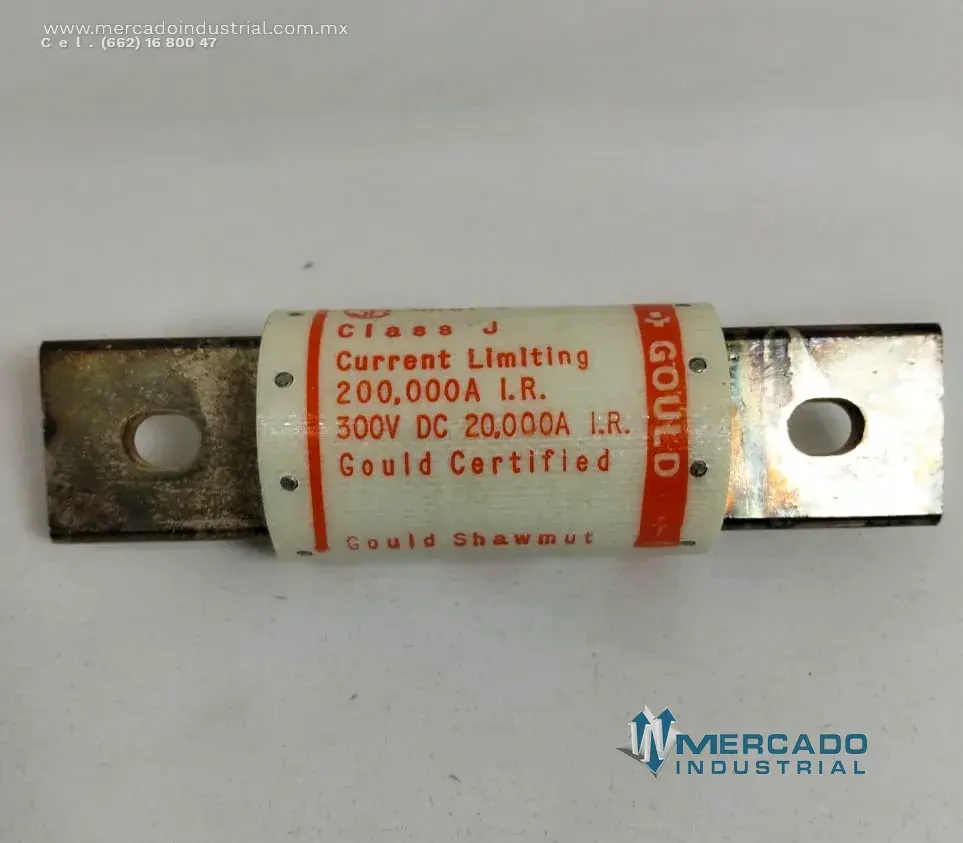 Fusible 250 A 600 V AC parte A4J250 marca FERRAZ SHAWMUT - imagen 1