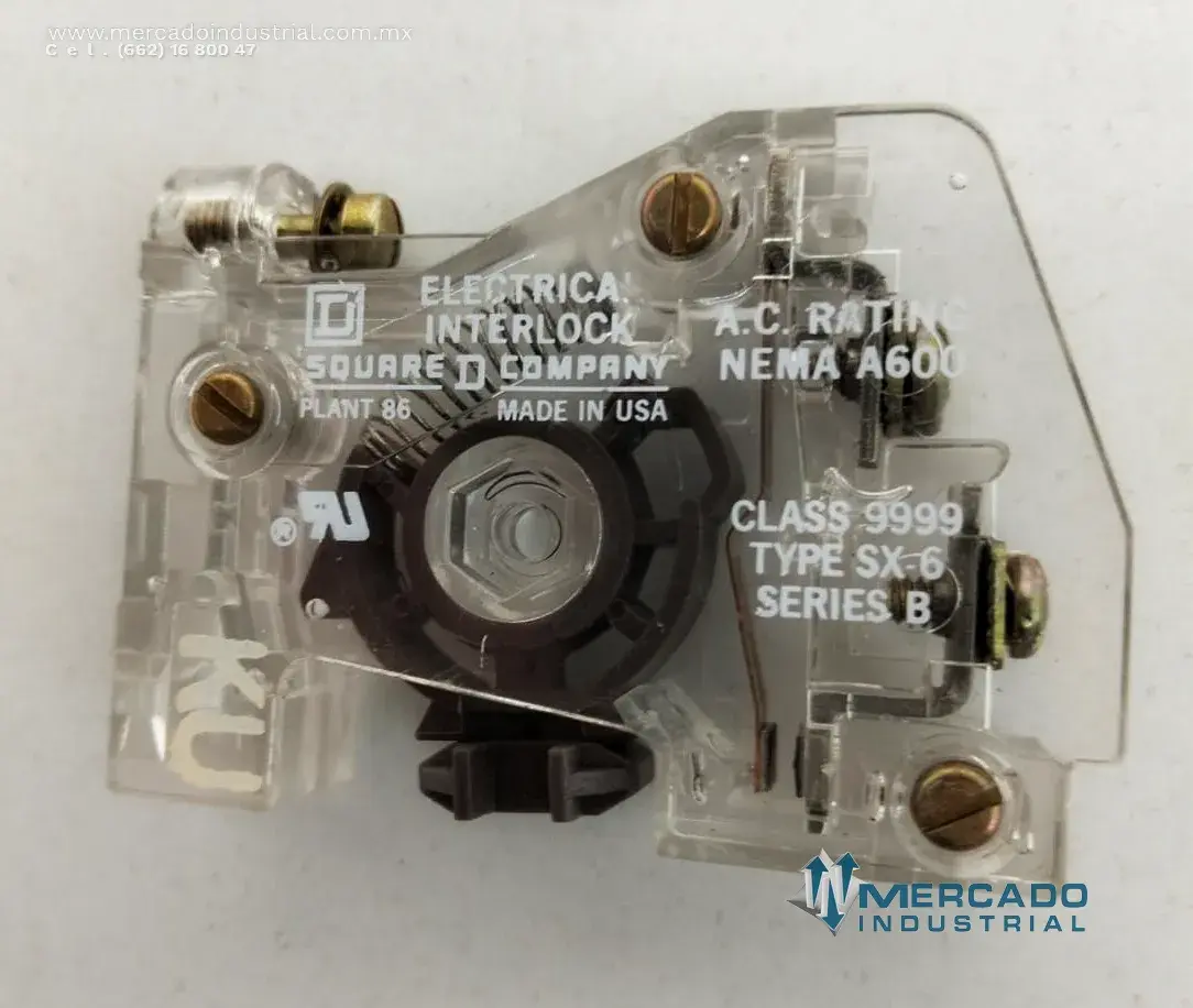 Interlock eléctrico modelo SX-6 marca SQUARE D - imagen 1