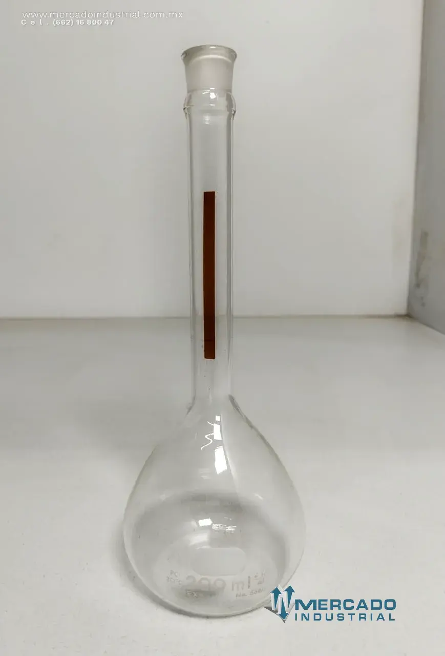 Matraz aforado 200 ml tipo 5660 marca PYREX - imagen 1