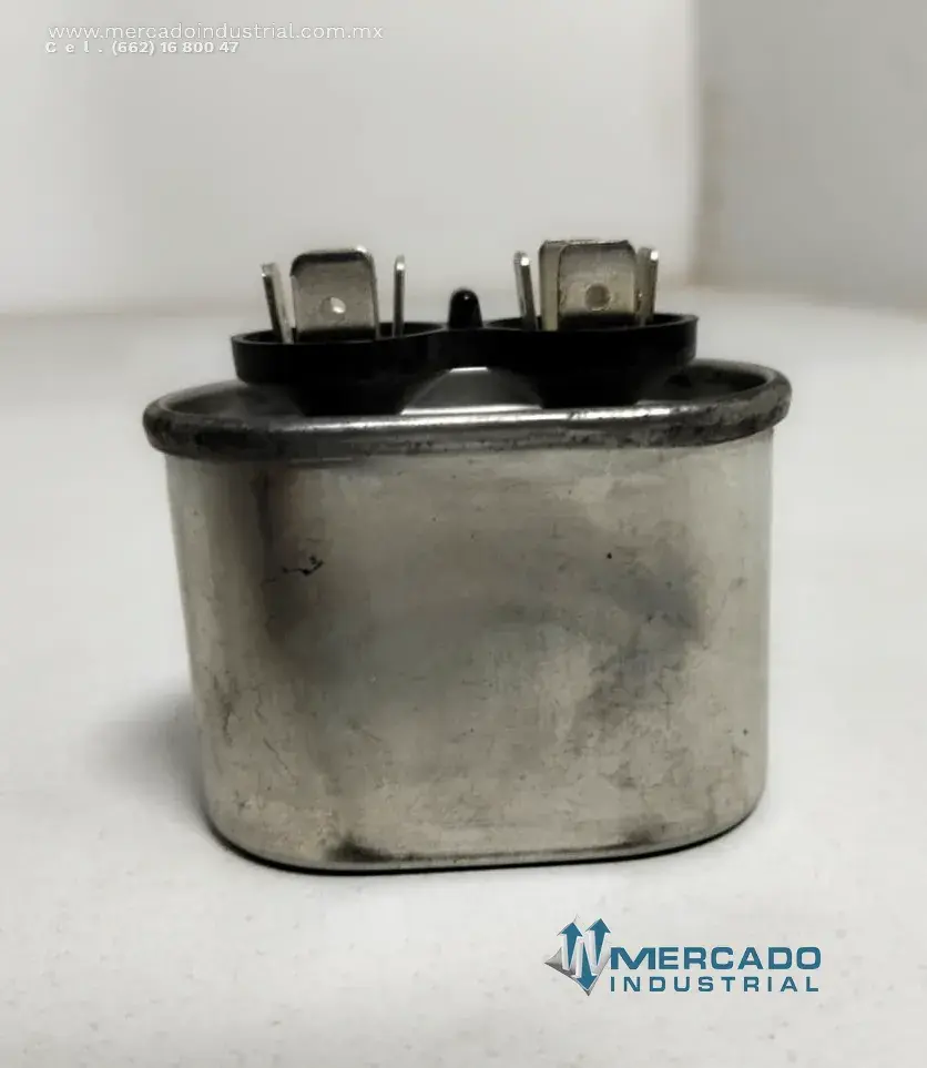 Motor run capacitor 370 VAC 5.0 µF parte 325P505H37A14N4X marca MARS - imagen 1