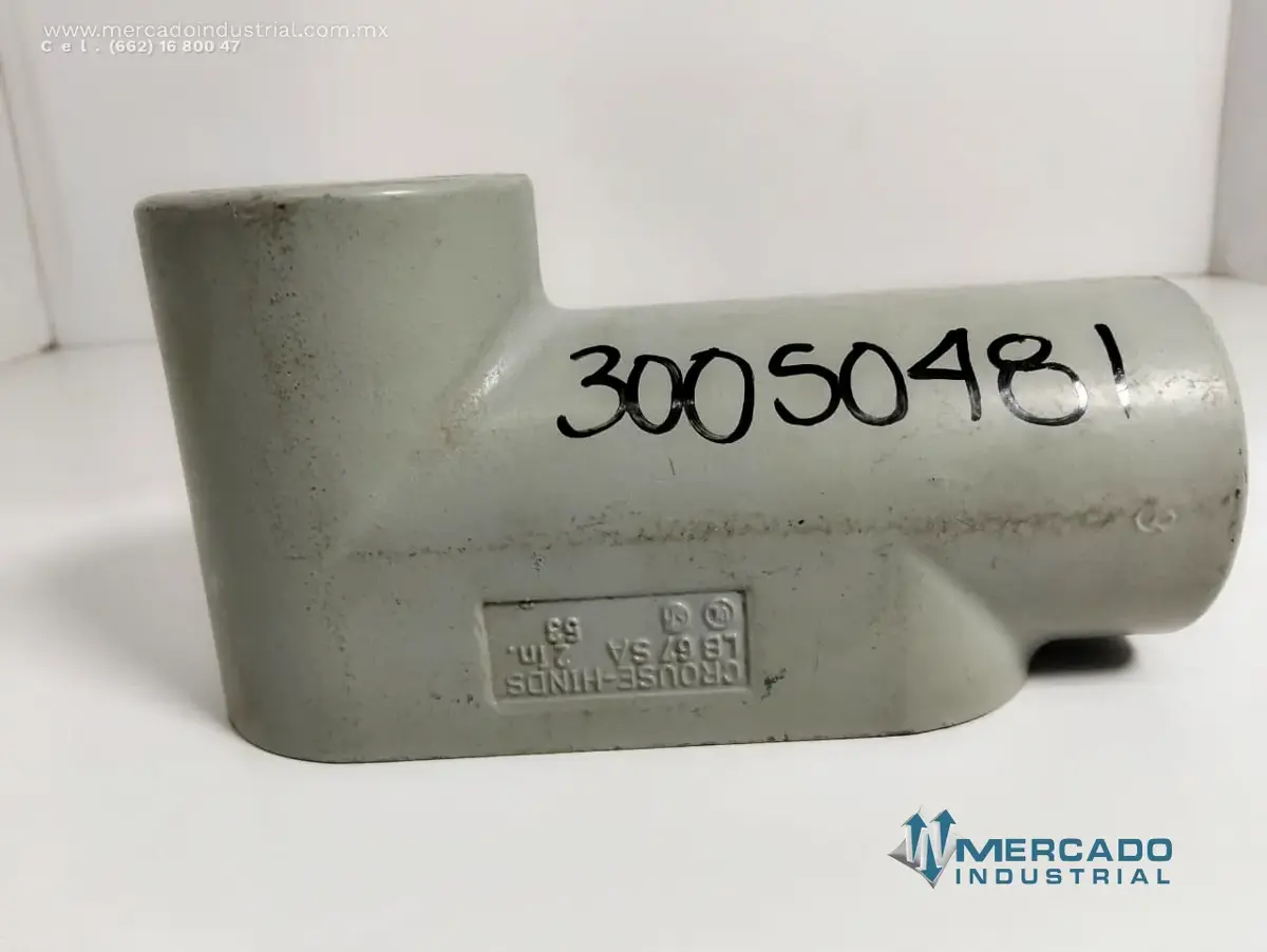 Condulet 2" parte LB67 marca CROUSE-HINDS - imagen 1