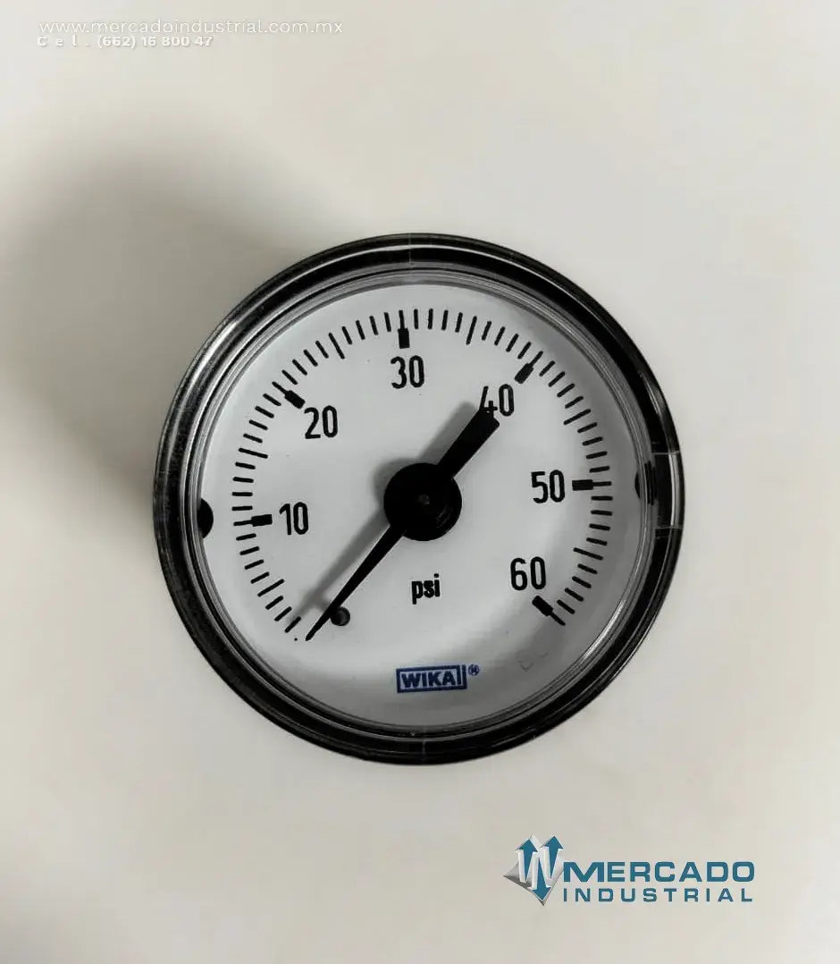 Manómetro 60 PSI parte 4301854 marca WIKA - imagen 1