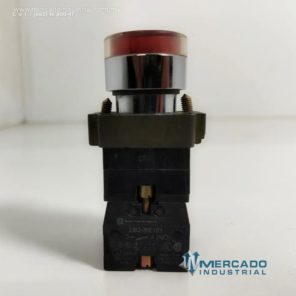 Pulsador luminoso 10 A 380 V  modelo Z-BW06 marca TELEMECANIQUE - imagen 1