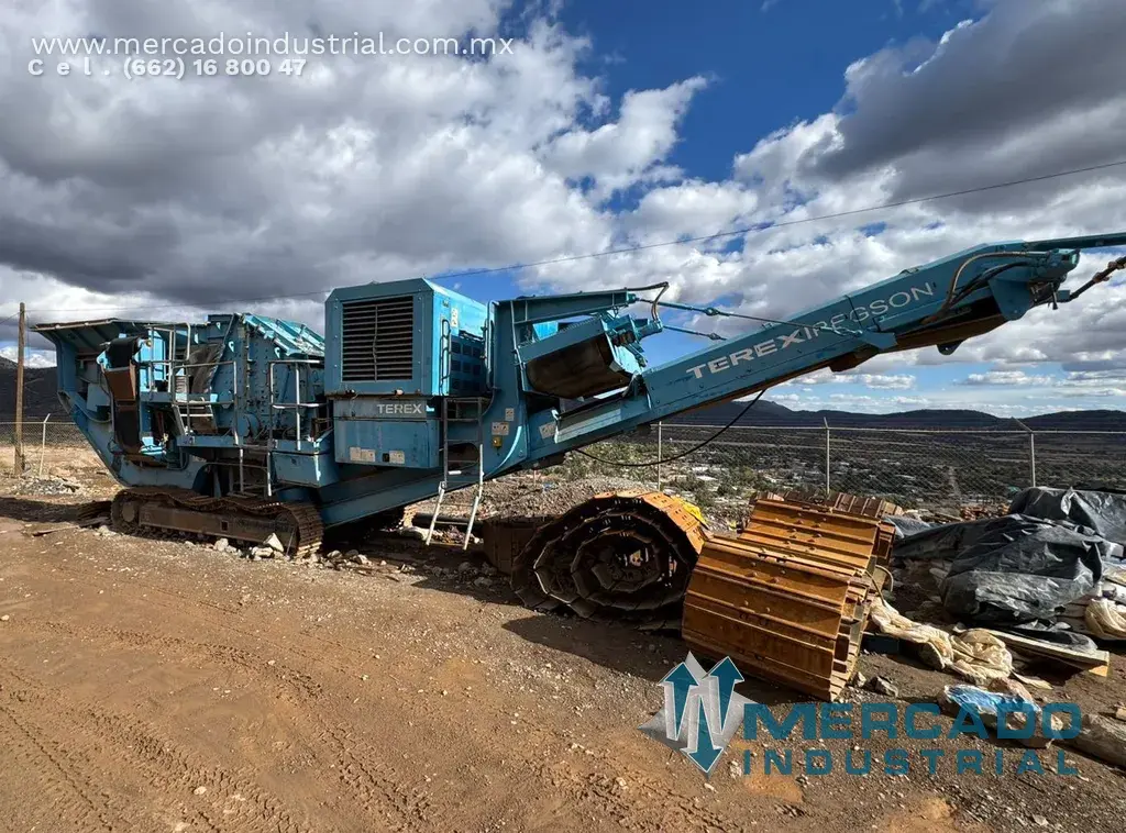 Trituradora de impacto horizontal móvil montado sobre orugas TRAKPACTOR modelo 428 TRAKPACT marca TEREX - imagen 1