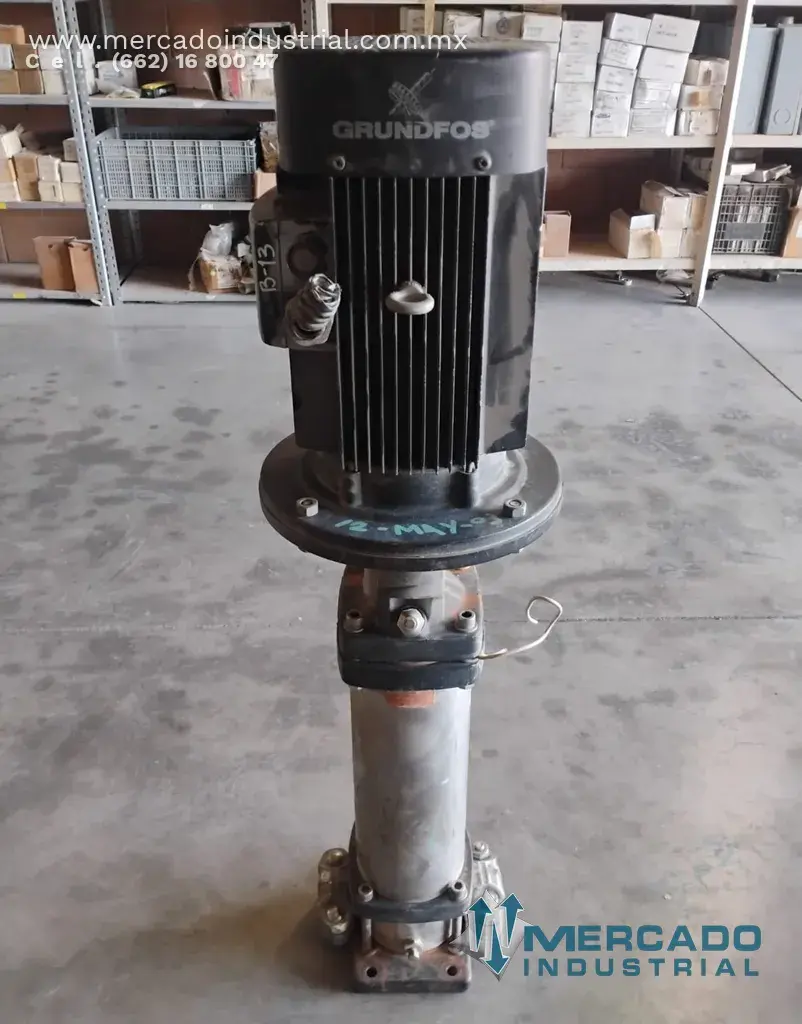 Bomba centrífuga vertical multietapa 1 1/2" con motor 7.5 HP modelo CRN4-160/15SF-P-G-AUUV marca Grundfos - imagen 1