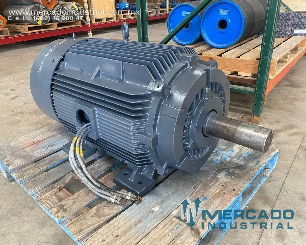 Motor eléctrico 200 HP 4 polos 1785 RPM marca SIEMENS - imagen 1