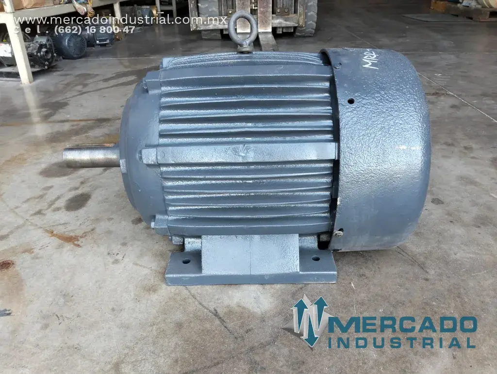 Motor eléctrico 40 HP 4 polos 1775 RPM marca Motores U.S. de México - imagen 1