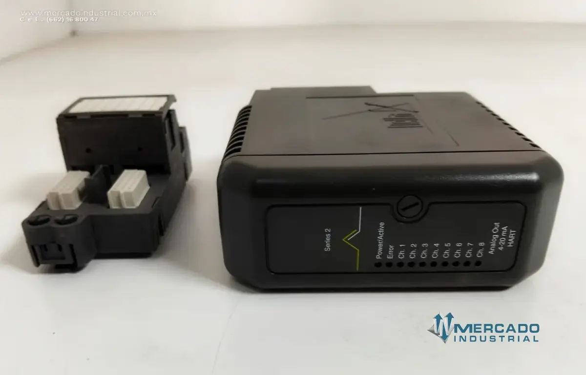 Módulo de salida analógica 4-20 mA 24 VDC 300 mA modelo KJ3221X1-BA1 marca EMERSON - imagen 1