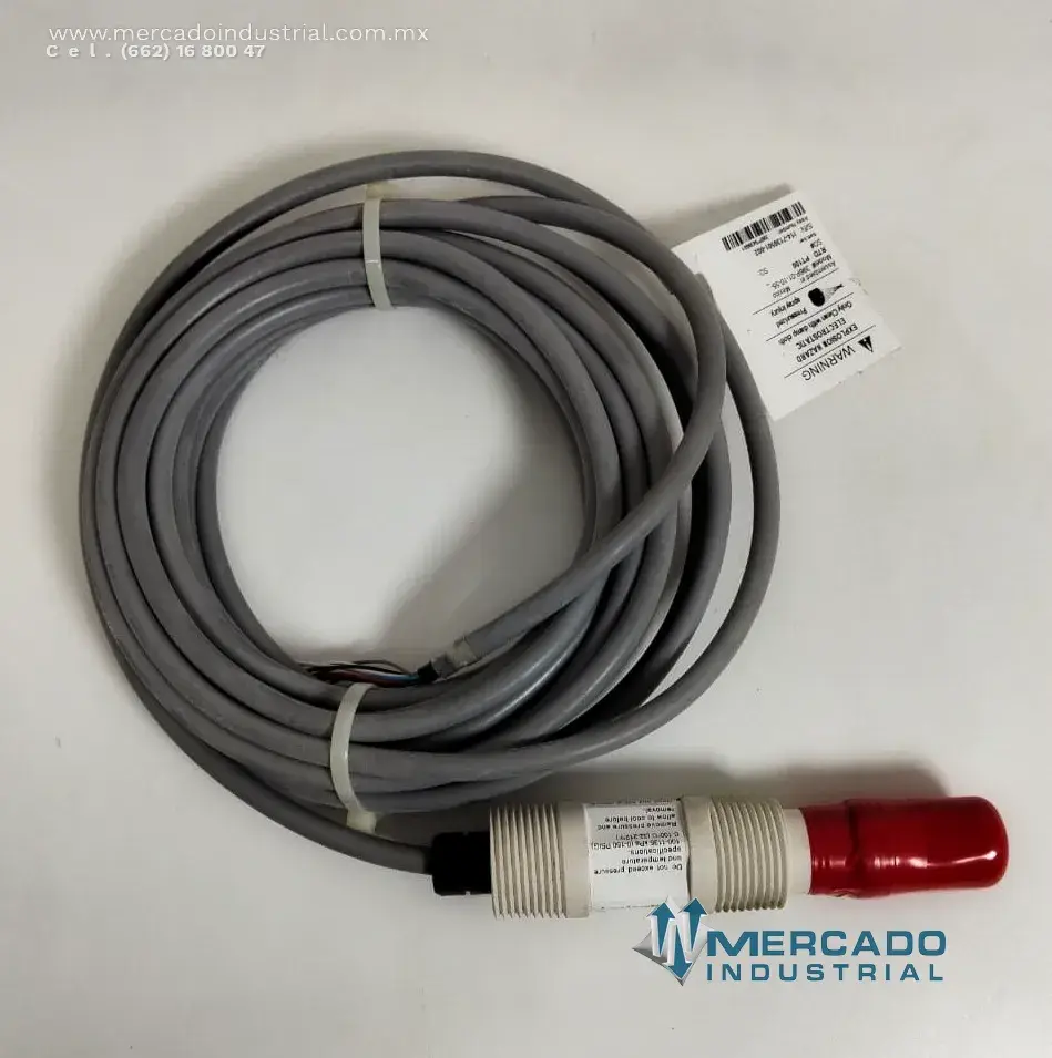 Sensor de pH 0-14 60°C modelo 396P-01-10-55 marca ROSEMOUNT - imagen 1