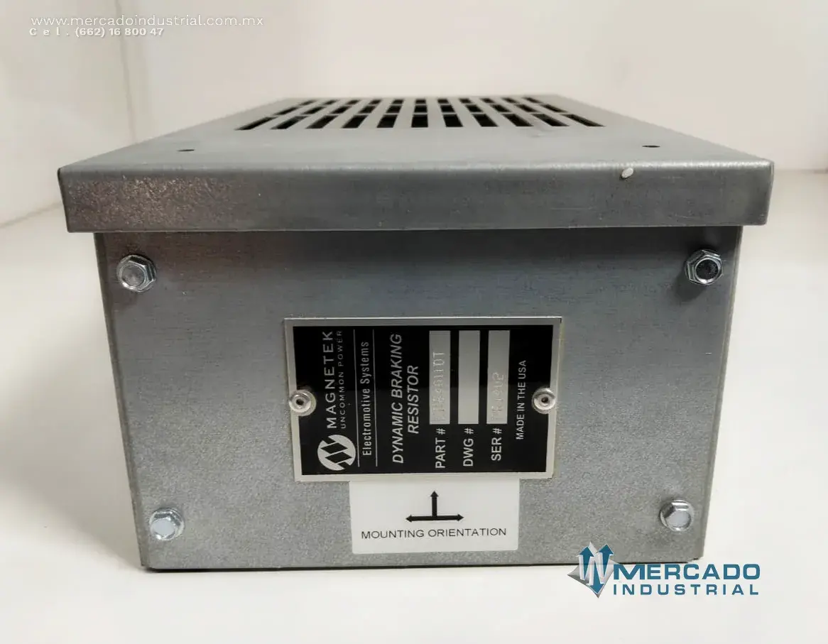 Resistencia de frenado dinámico parte R21616D49 marca MAGNETEK - imagen 1