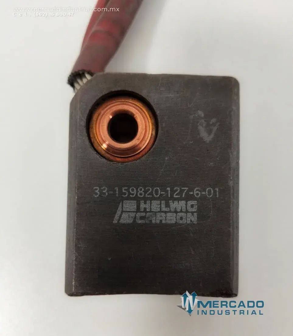 Escobilla de carbón parte 33-159820-127-6-01 marca HELWIG CARBON - imagen 1