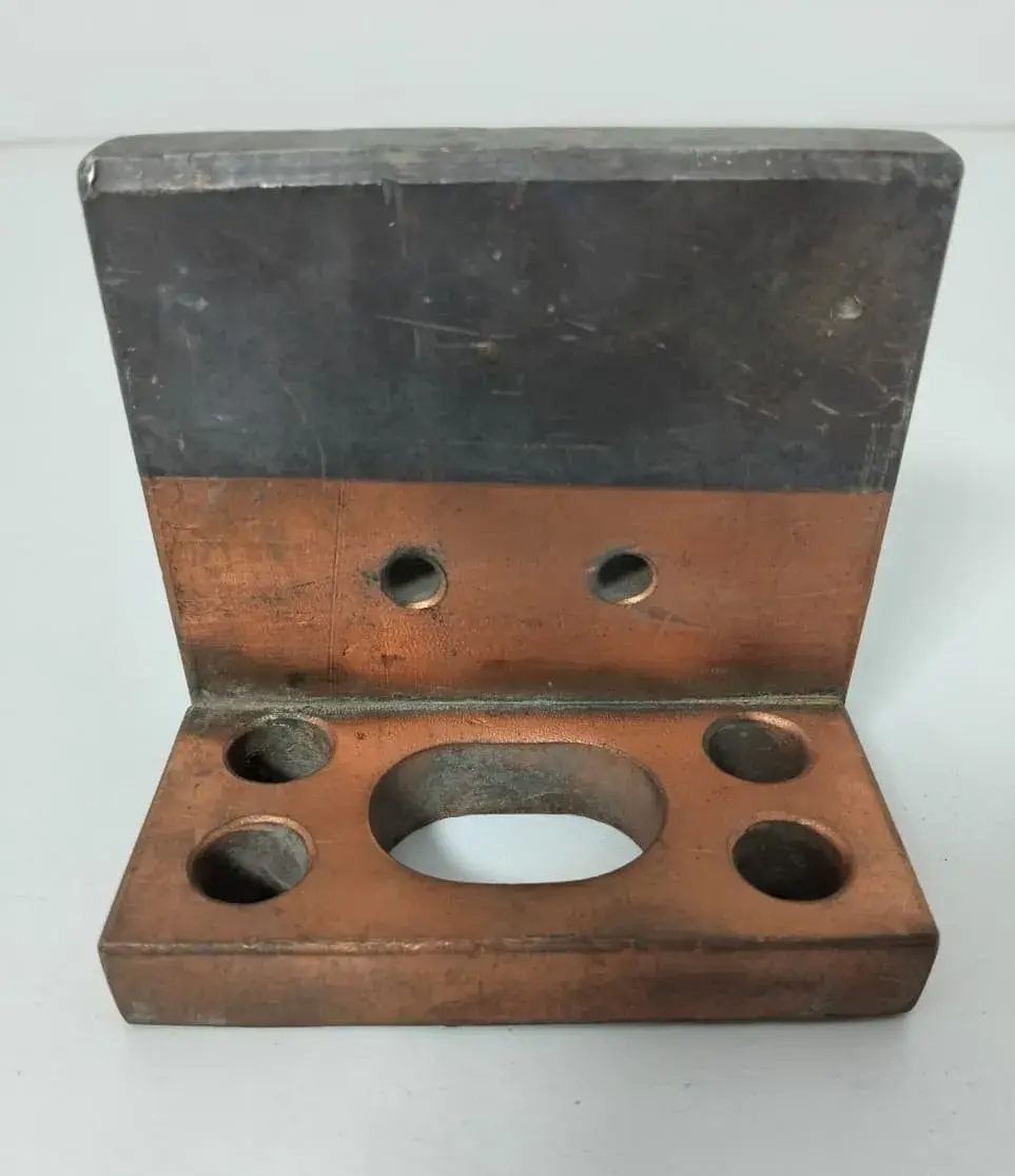 Zapata mecanizada bimetálica cobre-aluminio - imagen 1
